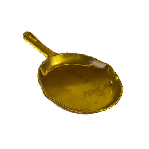 Normal Golden Frying Pan
