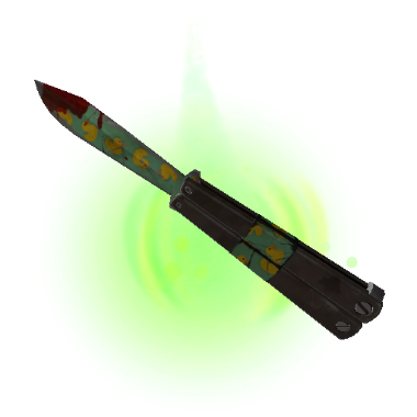 Isotope Specialized Killstreak Quack Canvassed Knife (Well-Worn)